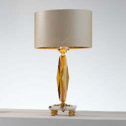 Настольная лампа Euroluce Perseo LP1 Gold Amber