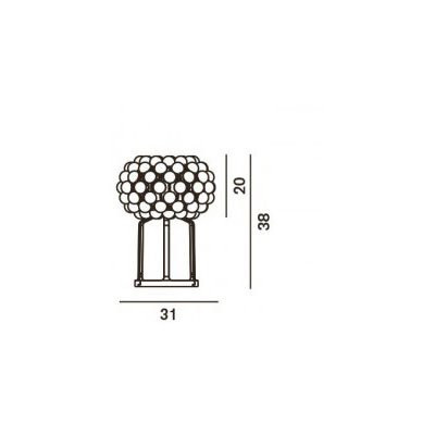 Настольная лампа Foscarini Caboche 138012 52