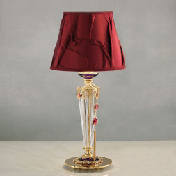 Настольная лампа Euroluce Julienne LP1 Gold Clear