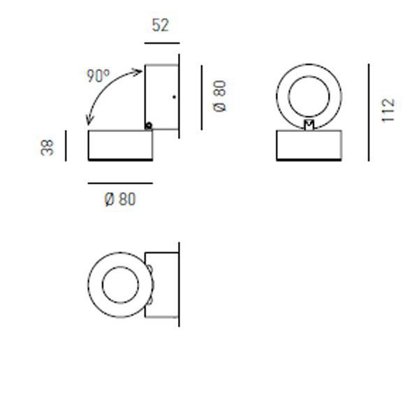 Спот (точечный светильник) светильник Axo light Favilla E6105004