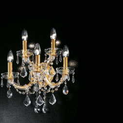 Бра Masiero Ottocento VE 942 A5 MT Cut crystal