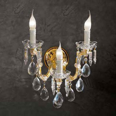 Бра Beby Group Novecento 700/3A Light gold CUT CRYSTAL