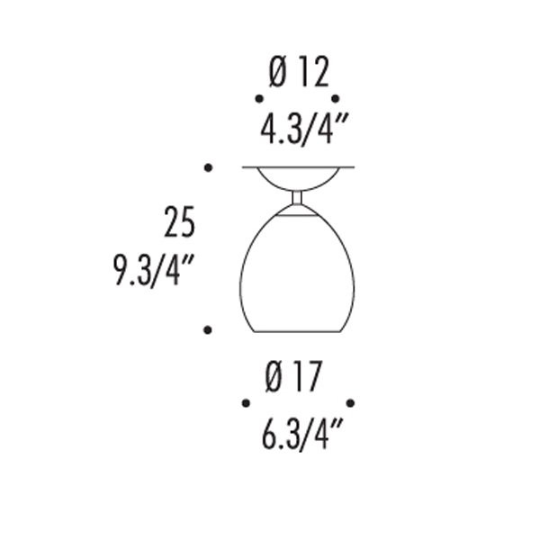 Потолочный светильник Leucos GOLF PL 0003031