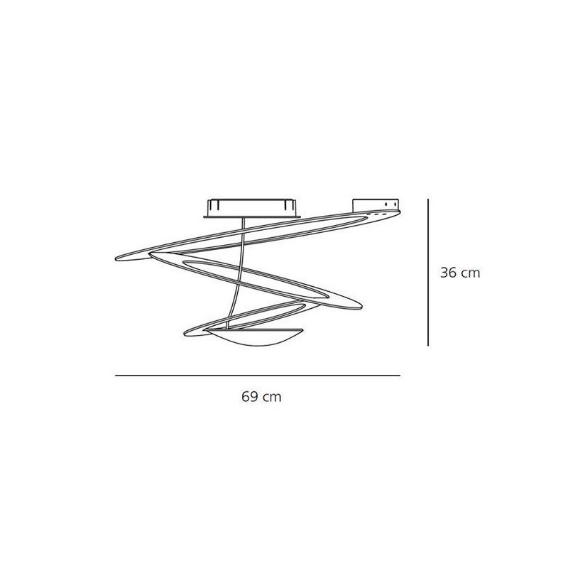 Потолочный светильник Artemide Pirce LED Mini 1255110A