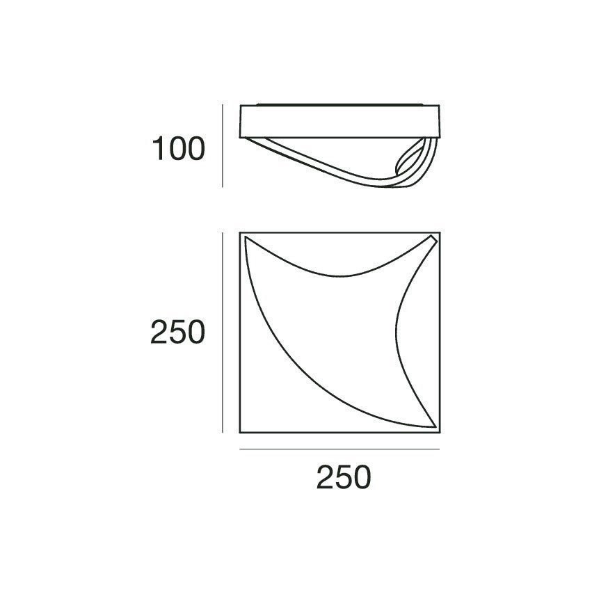 Настенно-потолочный светильник Linea Light Moonflower 7760