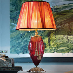 Настольная лампа Euroluce Alyssa LG1 silver Ruby