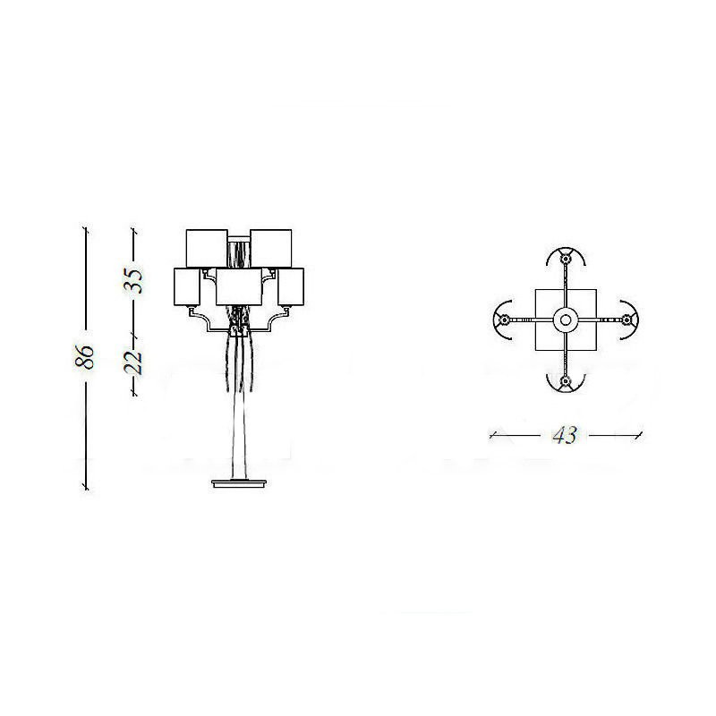 Настольная лампа Baga Bespoke Eccentrica EC11 M14 | T16 cat. C