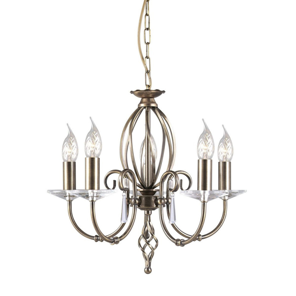 Люстра Elstead Lighting Aegean AG5 AGED BRASS