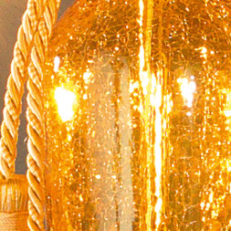 Люстра Euroluce Barocco L8+4 gold Amber