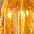 Люстра Euroluce Barocco L8+4 gold Amber