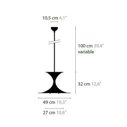 Подвесной светильник Ilfari Jazzy H LED 11221 01