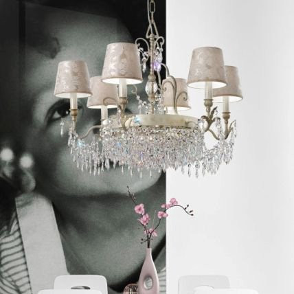 Люстра Masiero Glasse 6+3 V13 / DAM/14/IV Cut crystal