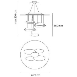 Подвесной светильник Artemide Mercury mini Halo Ceiling - Inox 1479010A