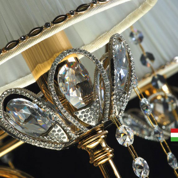 Люстра IlParalume MARINA 4434 1744/CH16 ORO 24K