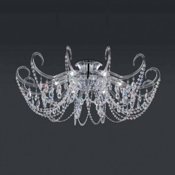 Потолочный светильник Italamp 398/12 D105 Transp. / C / Spectra Crystal