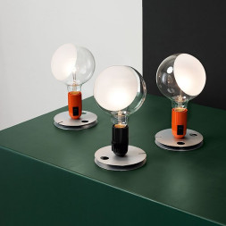 Настольная лампа Flos Lampadina Anodised aluminium/Orange F3300075