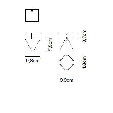 Потолочный светильник Fabbian Tripla F41 E01 76