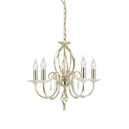 Люстра Elstead Lighting Aegean AG5 POL BRASS