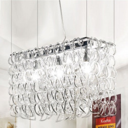 Подвесной светильник Vistosi Giogali SP RE2 E27 CR/TR CR