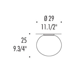 Потолочный светильник Leucos SPHERA PL29 0003043