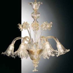 Люстра Vetri Lamp 1014/6 Oro 24 Kt.