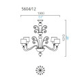 Люстра Barovier&amp;Toso Tangeri 5604/12/OO/BB