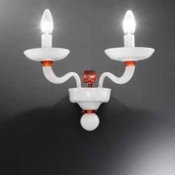 Бра Vetri Lamp 1171/A2 Bianco/Arancio