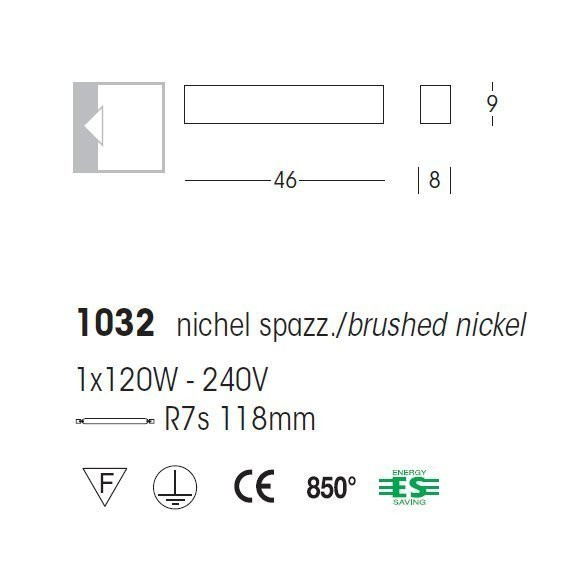 Настенный светильник Linea Light Curve 1032