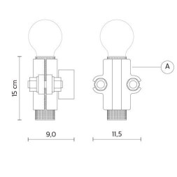 Бра Karman Nando AP109 2B INT