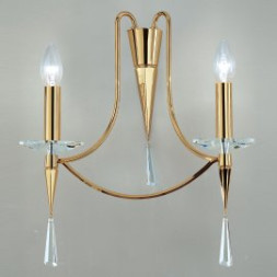 Бра Prearo Princess PRINCESS/2/AP/24K/SP