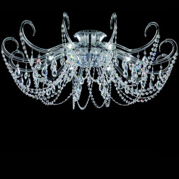 Потолочный светильник Italamp 398/12 Transp. / C / Spectra Crystal