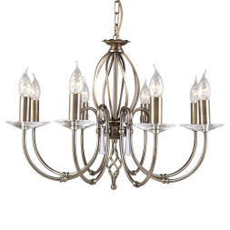 Люстра Elstead Lighting Aegean AG8 AGED BRASS