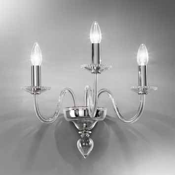 Бра Vetri Lamp 1175/A3 Cristallo