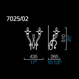 Бра Barovier&amp;Toso Mood Redon 7025/02/CC