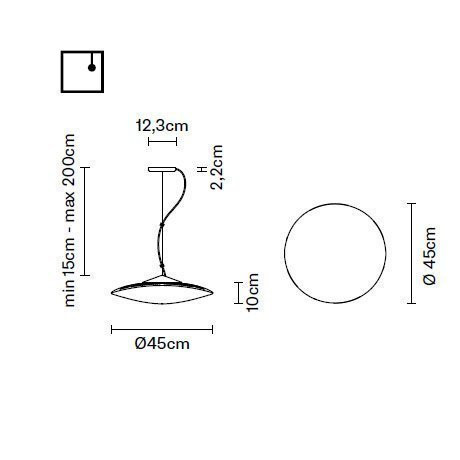 Подвесной светильник Fabbian Loop F35 A01 00