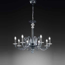 Люстра Vetri Lamp 1202/8 Grigio/Cristallo