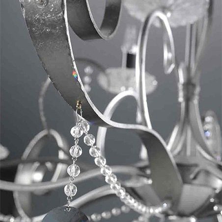 Люстра Masca Gotica 1846/5 Argento platino