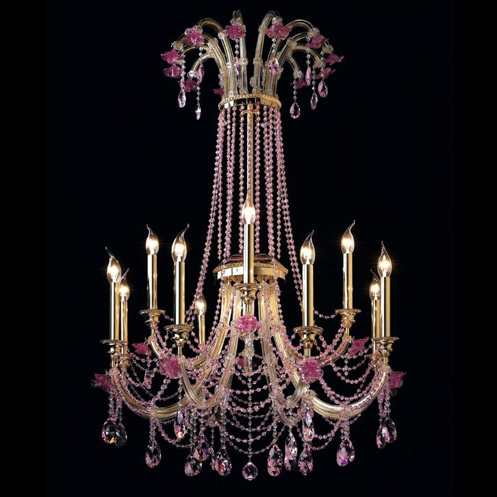 Люстра Beby Group Queen of Roses 9100B01 Light gold SW Rosaline