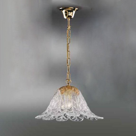 Подвесной светильник Vetri Lamp 1133/S Cristallo/Ambra