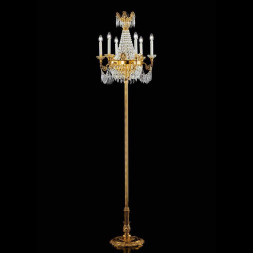 Торшер Beby Group Opera 2003/6+3P Light gold CUT CRYSTAL