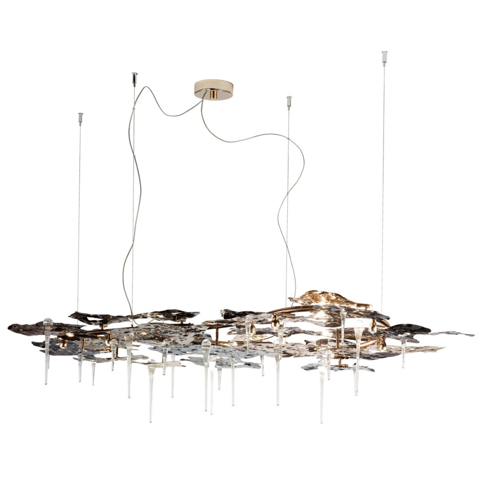 Подвесной светильник IDL Leaves 605/16 light gold