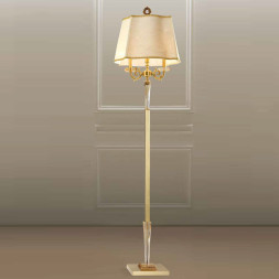 Торшер Euroluce Ermes PT2 gold Transparent