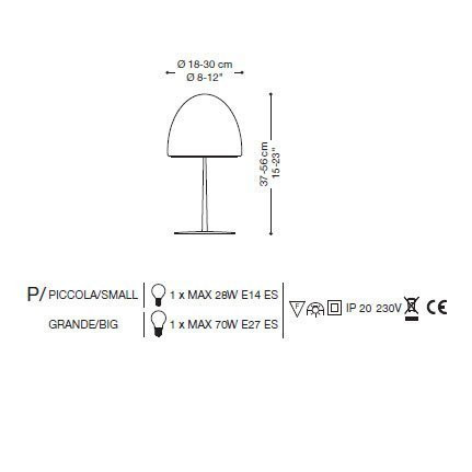 Настольная лампа La Murrina Pulsar P PICCOLO DD-3S