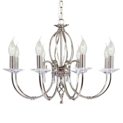 Люстра Elstead Lighting Aegean AG8 POL NICKEL