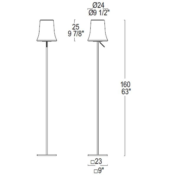 Торшер Leucos CLOCHE TR 0004125