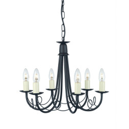 Люстра Elstead Lighting Minster MN6 BLACK