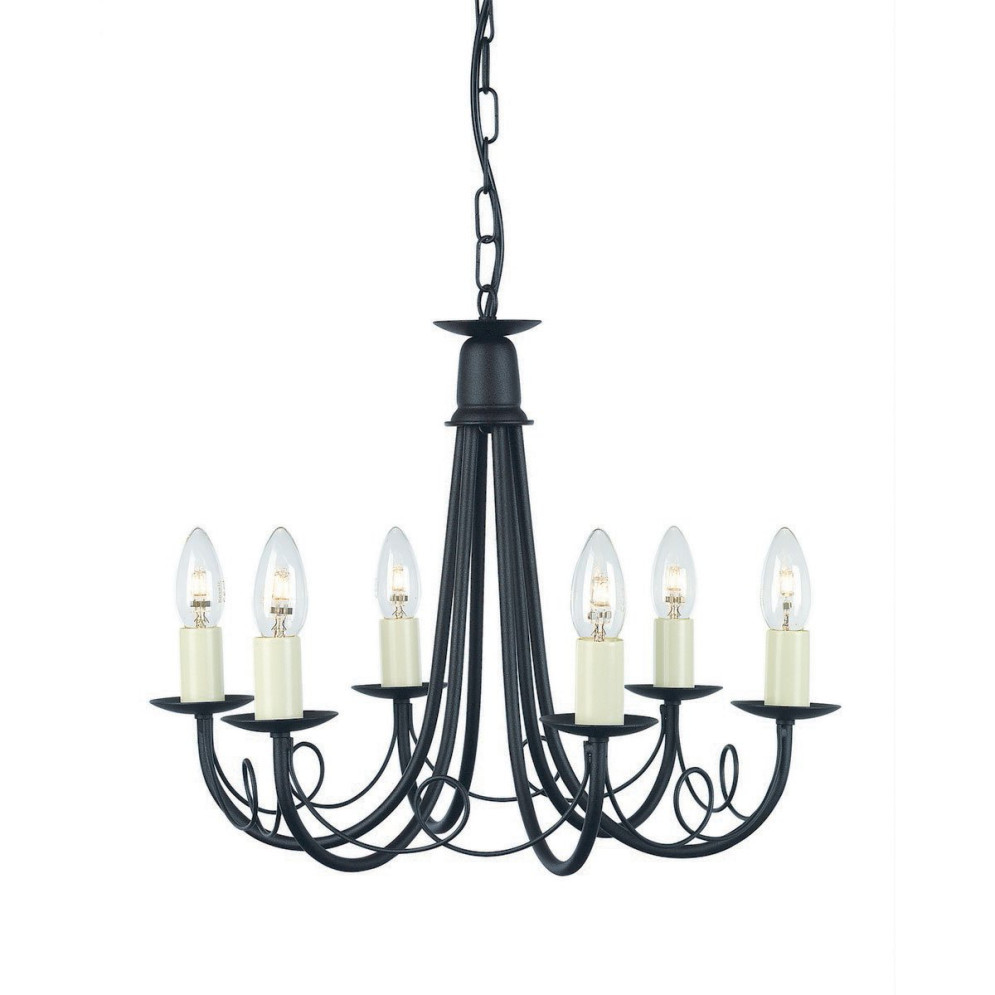 Люстра Elstead Lighting Minster MN6 BLACK