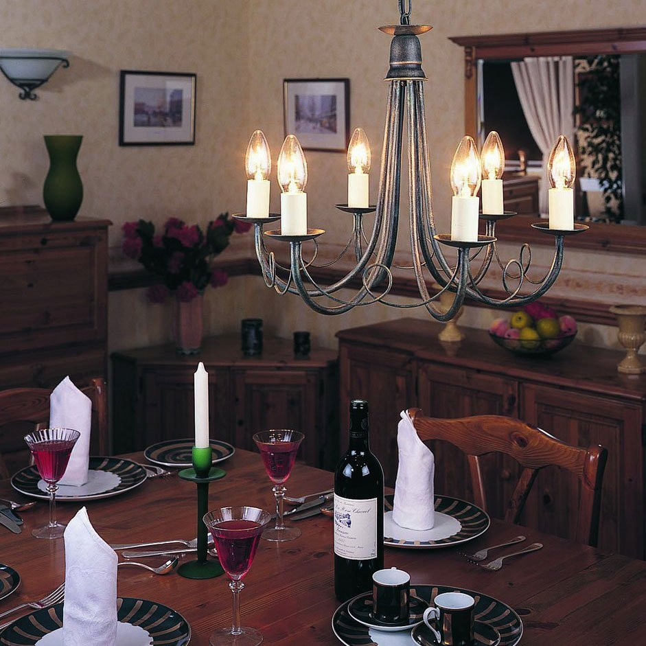 Люстра Elstead Lighting Minster MN6 BLACK