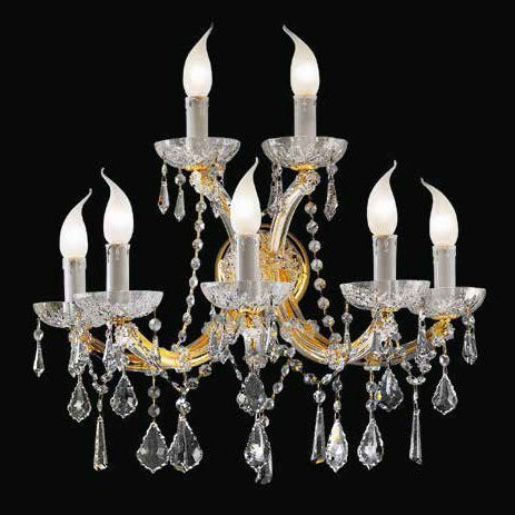Бра Beby Group Novecento 6315/5A Light gold CUT CRYSTAL