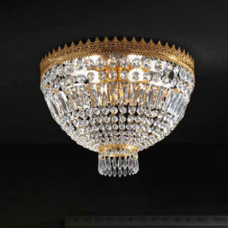Потолочный светильник Beby Group Empire 1300/3 Light gold CUT CRYSTAL